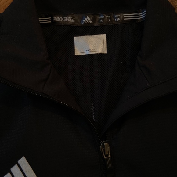 Black Adidas Windbreaker Jacket (Size Small) - Picture 3 of 13